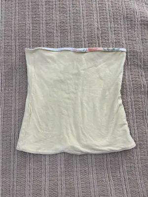 Hollister Yellow Reversible Tube Top thumbnail 2