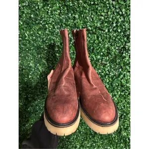 Free People James Chelsea Lug Sole Boot in Cherry Chocolate Sz 10 NWOT thumbnail 6