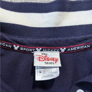 Vintage Y2K Disney Store Mickey Salutes The Flag Embroidered Polo Dress Sz M 💛 thumbnail 11