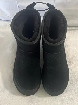 Women's Black Suede Fleece thumbnail 1