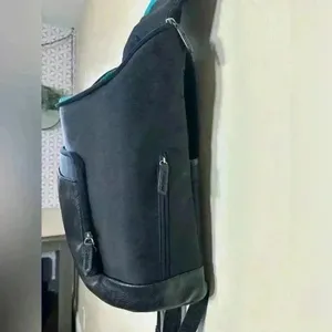 Francine Tribeca Women In Business Laptop Backpack Solid Black‎ Teal Insi… thumbnail 4