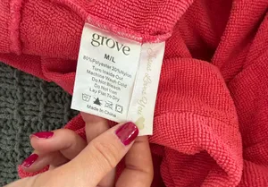 Grove The Brand Towel Terry Set Red Size M thumbnail 4