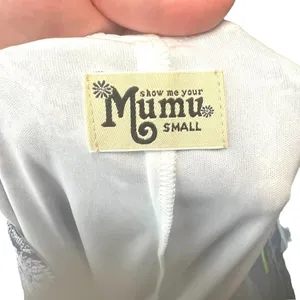 Show Me Your‎ Mumu Kylie Babydoll Mini Dress Teacup Blue White Size Small thumbnail 9