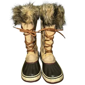 Sorel Joan of Arctic Waterproof Winter Boot Tan Black‎ Size 8 thumbnail 2