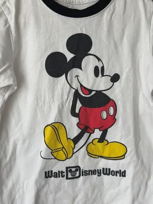 Y2K Disney World mickey mouse graphic tee vintage graphic short sleeve contrast thumbnail 3