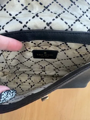 kate spade Black Crossbody Bag with Gold Turnlock thumbnail 3