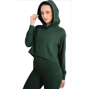 NEW YITTY Active UltraLuxe Cropped Hoodie Soft Long Sleeve Lightweight Jacket XL thumbnail 6