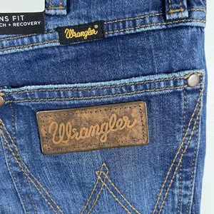 Wrangler Retro Jeans Womens 27x32‎ High Rise Trouser Flared Medium Wash Cowboy thumbnail 8