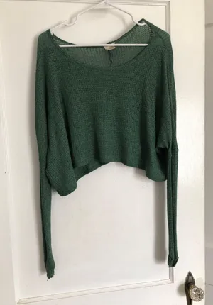 Wet Seal Knitted Crop Top thumbnail 1