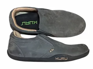 KURU KIVI Women’s Gray Suede‎ Leather Slip On Shoes 10.5 Wide thumbnail 1