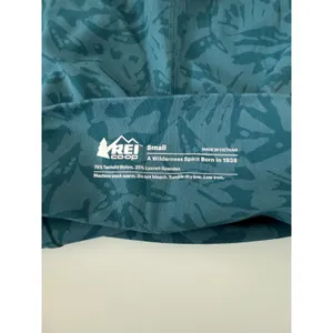 REI Bike Shorts – Blue Green Pattern - Small thumbnail 3