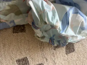 Abercrombie & Fitch Light Blue Floral Puff-Sleeve Crop Top thumbnail 7