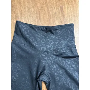 Marika Womens High Rise Leopard Print Leggings Black‎ Size Medium Activewear thumbnail 2