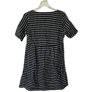 Ace&Jig Black and White polka dot Checkered mini Dress thumbnail 3