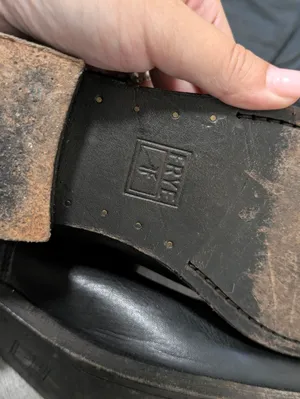 Frye Black Leather Boots Size 6 thumbnail 3