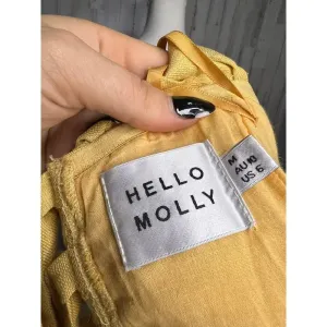 Hello Molly Yellow Ruffled‎ Tulle Corset Top Blouse Size Medium Party Wear thumbnail 6