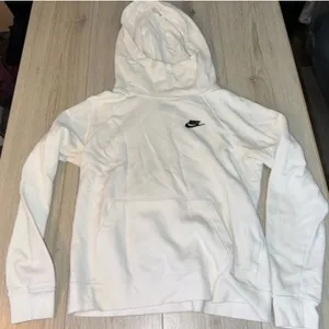 Nike white black hoodie hooded sweatshirt sweater thumbnail 1