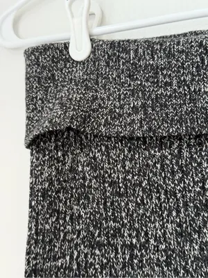 Aerie Sweater Pants Flare Gray Thick Knit Cozy Loungewear Soft & Stretchy Size S thumbnail 4