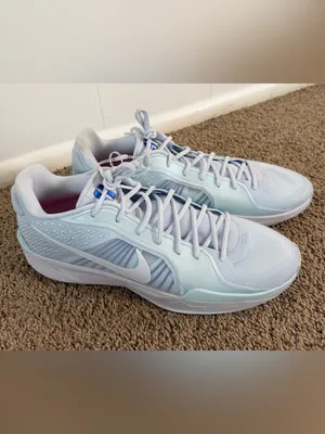Nike Sabrina 2 Basketball Shoes Light Blue White 18.5 Women’s Sneakers New thumbnail 2