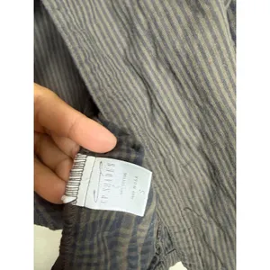 CP Shades x Free People Mixed Plaid Pinstripe Cotton Tie Front Jacket size S thumbnail 11