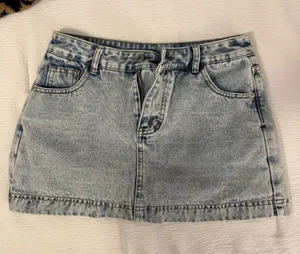 Denim Skirt Blue thumbnail 1