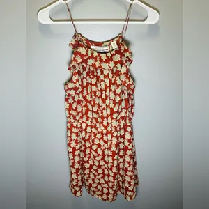 Scotch & Soda Women's Paradise Cove Rust Floral Mini Dress‎ Size 3 (Large) thumbnail 3