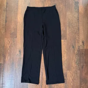 UNIQLO black elastic waist ponte pants, size M thumbnail 4