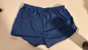 Blue lounge shorts thumbnail 2