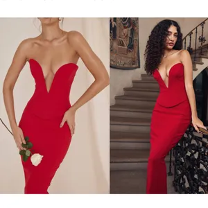 HOUSE OF CB‎ 'Lydia' Red Rose Plunge Corset NWOT size L D- DD thumbnail 10
