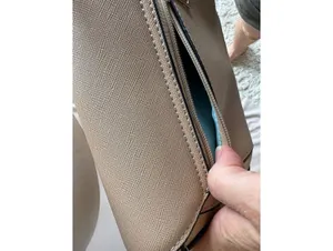 Michael Kors Beige Crossbody Bag with Gold Logo and Zip Pockets thumbnail 5