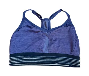 Nike‎ Purple Sports Bra Athletic Support Racerback Sz L thumbnail 1