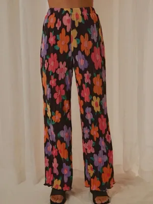 Peppermayo Wine Dates Floral Pants Size 6 thumbnail 2