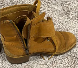 Timberland Kori Park Womens 9 Wheat Nubuck Suede Leather 6in Lace Up Heel Boot thumbnail 8