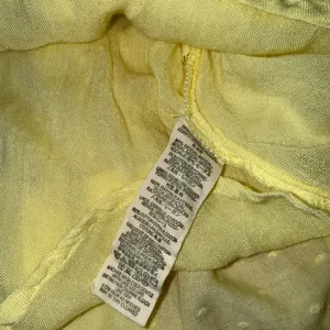 Free People Cruel Intentions Mini Dress Yellow Modal Crochet Puff Sleeve Size 4 thumbnail 9