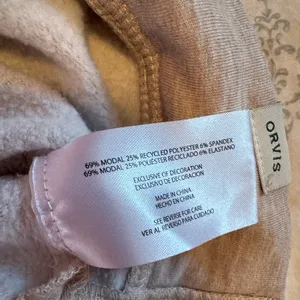 Orvis vneck Beige Pullover fleece lined Sweater‎ Womens size small thumbnail 6