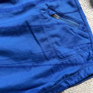 Running Dri-Fit Blue Hooded 1/4 Quarter Zip Active Top Size Large EUC thumbnail 6