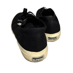 Superga 2750 Cotu Classic Shoes Women's 10 Black Low Top Canvas Sneakers Skater thumbnail 2