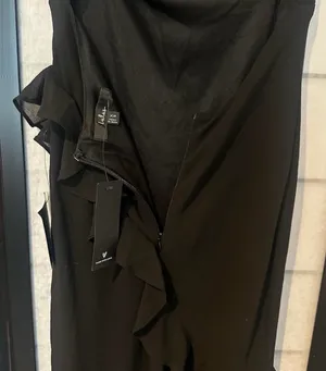 Lulus Black Maxi Dress Strapless Ruffled thumbnail 2