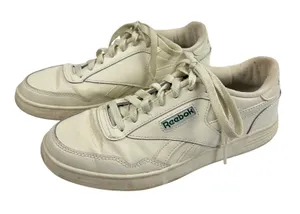 Vintage Reebok Classic White Leather Sneakers Trainers Lace Up Comfort Women 7.5 thumbnail 1