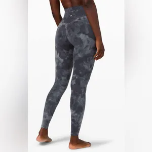 Lululemon Align 28” Pants Pitch Gray Diamond Dye High-Waisted Leggings Size 14 thumbnail 2
