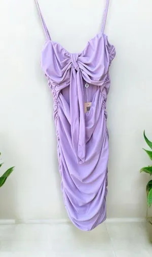 Tiger Mist NWT Lisle Dress in Lilac Size Medium thumbnail 2