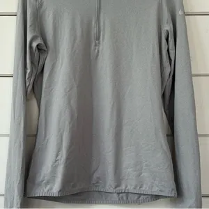 Nike Golf Women’s Dri-fit Quarter Zip Pullover Gray Medium thumbnail 4