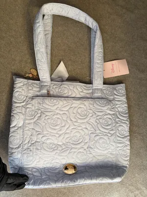 Disney Beauty & The Beast Quilted Roses Tote Bag thumbnail 1