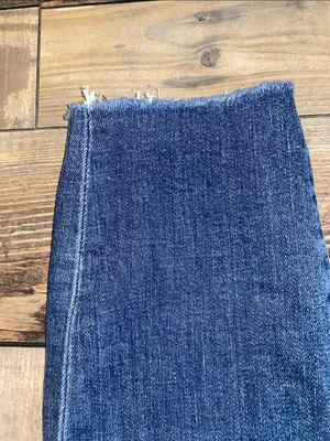 Sam Edelman The Kitten Mid Rise Dark Blue Distressed Skinny Jeans thumbnail 5