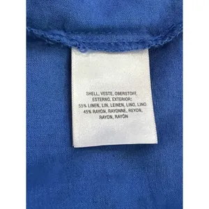 NWT Maeve Anthropologie Tank Top Womens Blue Linen Blend Button Front S thumbnail 5