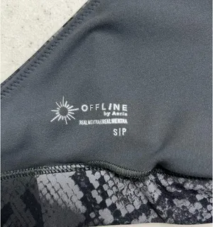 OFFLINE Aerie Black Sports Bra thumbnail 3