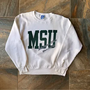 Vintage Champion MSU Sweatshirt Women’s Size Large Michigan State thumbnail 7