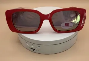 Juicy Couture Ivor Red Rectangular Sunglasses 100% UV Protection 0214292311 NEW‎ thumbnail 1