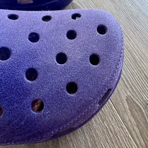 Crocs Classic Platform Clogs Sandals Purple Glitter Women Sz 10 thumbnail 12