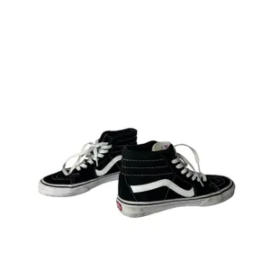 Vans Sk8-Hi High Top Sneakers Black White Mens 4.5 Womens 6.0 Skate Shoes‎ thumbnail 4